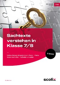 Cover Sachtexte verstehen in Klasse 7/8