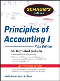 Cover Schaum's Outline of Principles of Accounting I, Fifth Edition