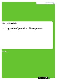 Cover Six Sigma in Operations Management