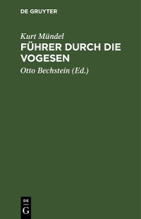 Cover Führer durch die Vogesen