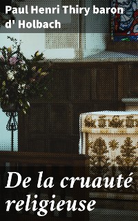 Cover De la cruauté religieuse