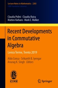 Cover Recent Developments in Commutative Algebra