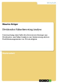 Cover Dividenden-Value-Investing Analyse