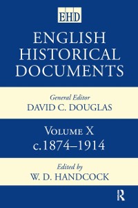 Cover English Historical Documents