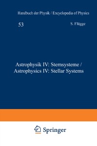 Cover Astrophysik IV: Sternsysteme / Astrophysics IV: Stellar Systems