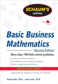 Cover Schaum's Outline of Basic Business Mathematics, 2ed