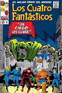 Cover Biblioteca Marvel. Los cuatro fantásticos 8