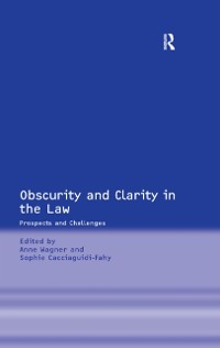 Cover Obscurity and Clarity in the Law