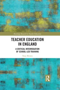 Cover Teacher Education in England