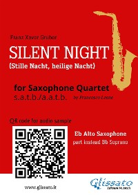 Cover Alto Saxophone part (instead Soprano) "Silent Night" for Sax Quartet