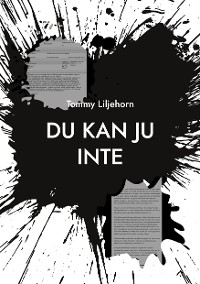 Cover DU KAN JU INTE