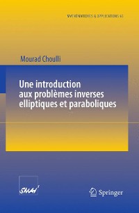 Cover Une introduction aux problèmes inverses elliptiques et paraboliques