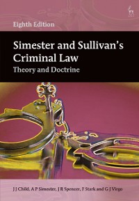Cover Simester and Sullivan’s Criminal Law