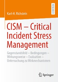 Cover CISM  - Critical Incident Stress Management