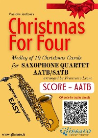 Cover Saxophone Quartet Score "Christmas for four"