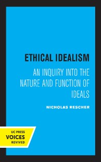 Cover Ethical Idealism