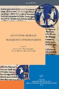 Cover Guittone morale. Tradizione e interpretazione