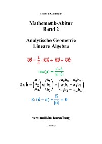 Cover Mathematik-Abitur