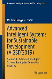 Cover Advanced Intelligent Systems for Sustainable Development (AI2SD’2019)