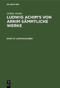 Cover Landhausleben