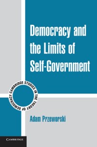 Cover Democracy and the Limits of Self-Government