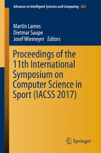 Cover Proceedings of the 11th International Symposium on Computer Science in Sport (IACSS 2017)