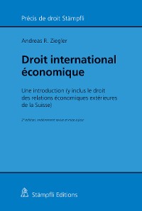 Cover Droit international économique