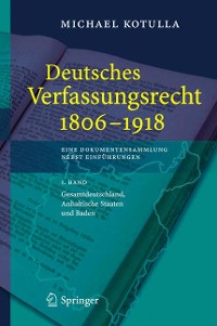 Cover Deutsches Verfassungsrecht 1806 - 1918