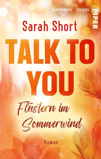 Cover Talk to you. Flüstern im Sommerwind