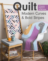 Cover Quilt Modern Curves & Bold Stripes