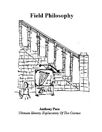 Cover Field Philosophy