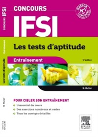 Cover Concours IFSI Entraînement Les tests d''aptitude