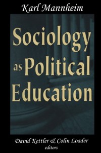 Cover Sociology as Political Education
