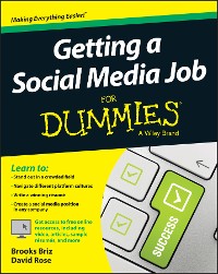 Cover Getting a Social Media Job For Dummies