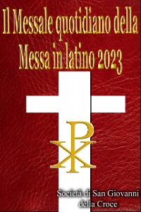 Cover Il Messale quotidiano della Messa in latino 2023
