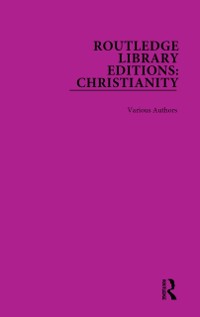 Cover Routledge Library Editions: Christianity
