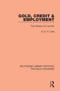 Cover Gold, Credit and Employment