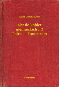 Cover List do kobiet niemieckich i O Polce — Francuzom