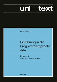 Cover Einführung in die Programmiersprache Ada