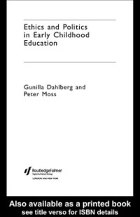 Cover Ethics and Politics in Early Childhood Education