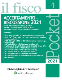 Cover Accertamento e riscossione 2021