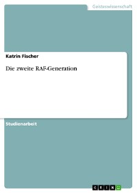 Cover Die zweite RAF-Generation