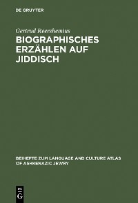 Cover Biographisches Erzählen auf Jiddisch