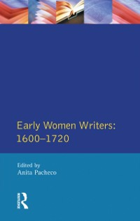 Cover Early Women Writers
