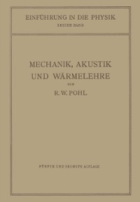 Cover Einführung in die Mechanik, Akustik und Wärmelehre