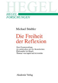 Cover Die Freiheit der Reflexion