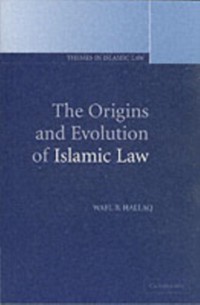 Cover The Origins and Evolution of Islamic Law