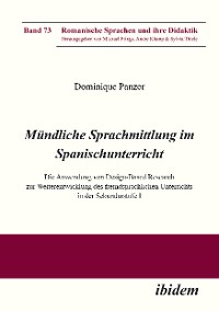 Cover Mündliche Sprachmittlung im Spanischunterricht