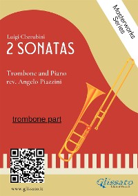 Cover (trombone part) 2 Sonatas by Cherubini - Trombone and Piano