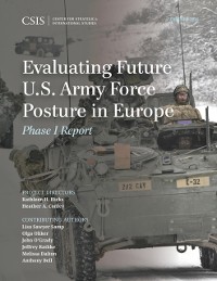 Cover Evaluating Future U.S. Army Force Posture in Europe